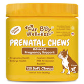 Fur Bby Wellness prenatal vitamins bottle highlighting essential nutrients for pregnancy support