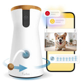 Furbo 360° camera setup enables quick remote monitoring of your dog