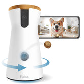 Furbo 360-degree view monitors your room in real time for quick checks.