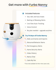 Furbo Mini 2K QHD clarity for quick pet checks