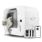 Furbulous box closed in white design promotes clean, odor-free home spaces