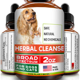 FurFinds Herbal Cleanse bottle front for cats and dogs, ready for daily routine.