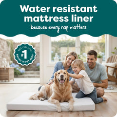 FurHaven liner close-up shows water-resistant fabric for spills and accidents.