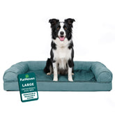 FurHaven orthopedic dog bed with large sleep surface for restful naps