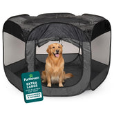 FurHaven portable playpen assembly for quick pet setup.