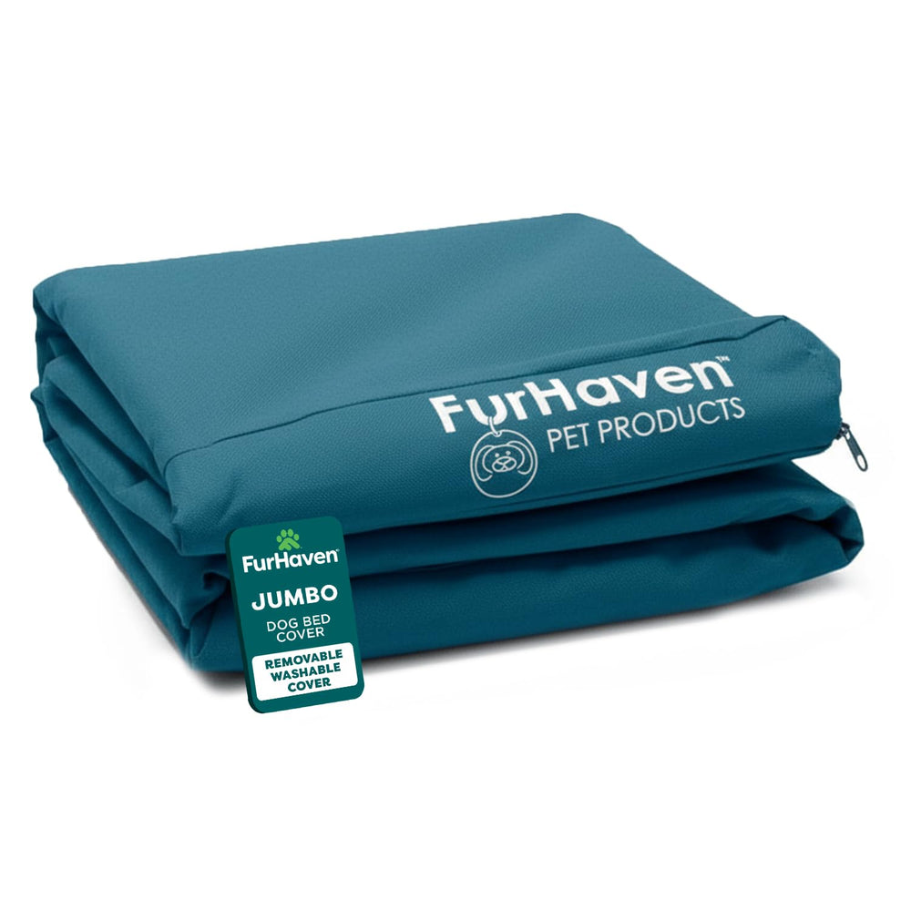 FurHaven replacement bed cover water-resistant for indoors and outdoors, soft surface.