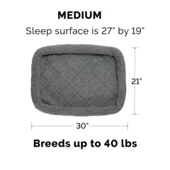 Furhaven sherpa fleece lining in gray adds plush warmth