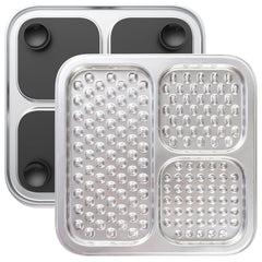 Furlithix stainless steel lick mat large for dogs and cats β durable and easy to sanitize.