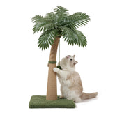 Furlogy Palm Tree Scratching Post 36-inch, durable sisal for satisfying claws and furniture protection.