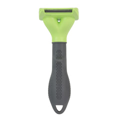 FURminator fur ejector button releases hair quickly during deshedding