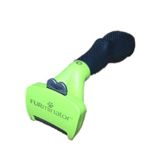 FURminator small dog undercoat tool front view reduces loose fur during weekly grooming