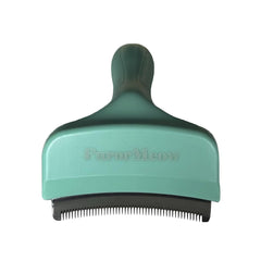 FurorMeow curved blade deshedding tool for gentle grooming