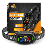 FURR BUNNY bark collar main image highlighting smart sensors for accurate detection.