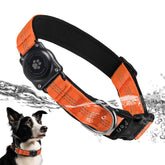 Furrigo upgraded AirTag dog collar interior view showing soft padding for comfort