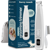 Furry Touch Paw Trimmer front view showing compact design for easy grooming
