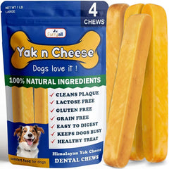 Furryall Yak Cheese Himalayan dog chews pack 1lb for long-lasting chewing