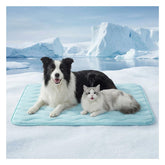FurryBaby 48x30 cooling mat provides a cool surface for large dogs.