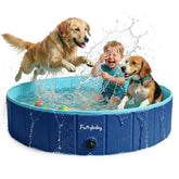 Furrybaby dog pool folded storage β easy transport and compact packing.