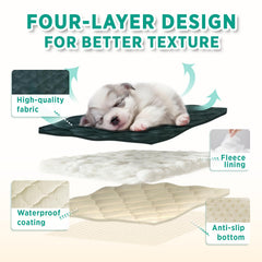 furrybaby lightweight foldable crate pad travel-friendly for trips