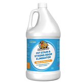 FurryFreshness extra-strength pee stain remover bottle tackling fresh pet stains on carpet