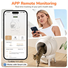 Furrykiddy app control interface for remote monitoring and scheduling
