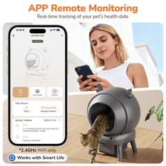 Furrykiddy quiet operation under 35dB for peaceful homes.