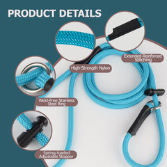 FURSDOLY slip lead shows adjustable stopper for quick length control during training.
