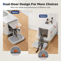 FURTIME flip-top lid enables quick cleaning.