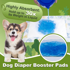 FurVeluxia absorbent liner for dogs reduces side leakage and accidental spills.
