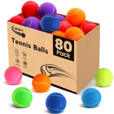 FURWEY dog tennis ball pack 80 for fetch and outdoor play.