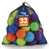 FURWEY tennis balls 32-pack in vibrant colors for easy fetch visibility