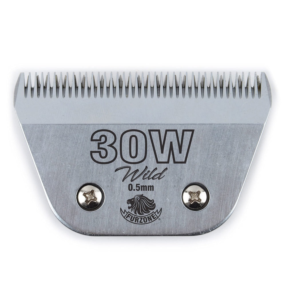 FURZONE detachable blade 30W wide providing precise grooming for dogs, cats, and horses.