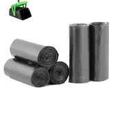 FUSBUNTY dog poop bags sized 19.7x17.7 inches for easy waste containment.