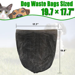 FUSBUNTY 100-count bags provide a long-lasting supply for frequent dog walks.