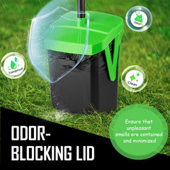 FUSBUNTY poop-bag clip attachment simplifies bag setup after a walk.