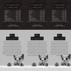 Fussie Cat chicken egg entree can offers flavorful protein variety.