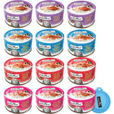 Fussie Cat Goat Milk Gravy front can highlights premium protein and hydration.