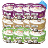 Fussie Cat Goat Milk Wet Food pack with creamy texture appealing to picky eaters.