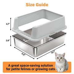 FUTAM litter mat reduces tracking and keeps floors tidy