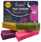 Fuzzl Yak Cheese Himalayan Chew Apple: flavorful, long-lasting canine snack.