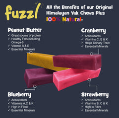 Fuzzl Yak Chews Strawberry image: tasty flavor to appeal during training rewards