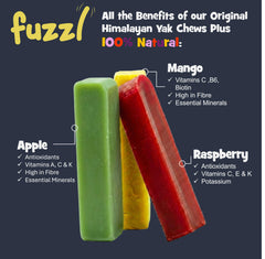 Fuzzl Yak Chews texture close-up showing firm chew for long-lasting enjoyment
