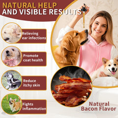 Fuzzycare 2-pack packaging box highlights natural ingredients and usage.