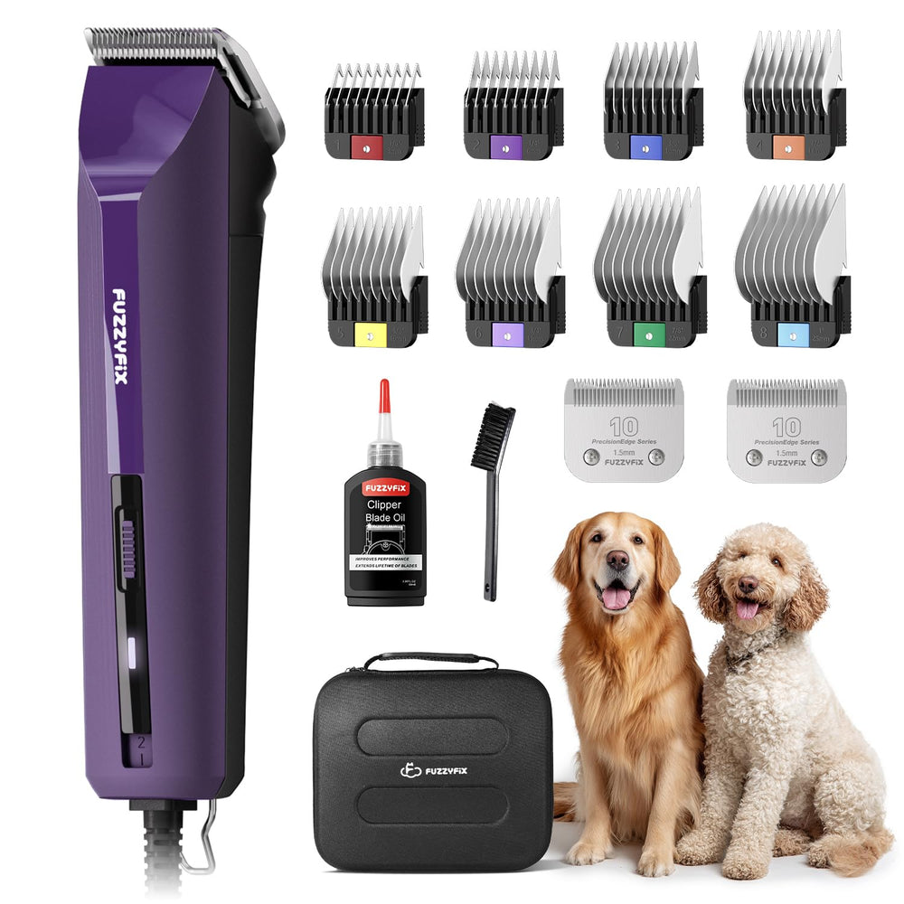 FuzzyFix AmpFix professional dog clipper for precise trimming across breeds