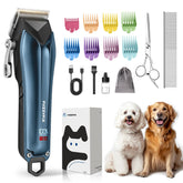 FuzzyFix dog clippers with detachable blade for quick cleaning and versatile grooming.