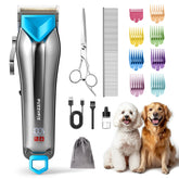 FuzzyFix dog clippers with detachable blade for quick maintenance and precision.