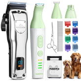 FuzzyFix dog grooming kit full body care in action for versatile coats.