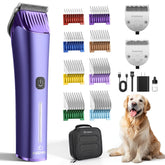 FuzzyFix professional clipper with 5-in-1 blades for versatile grooming.