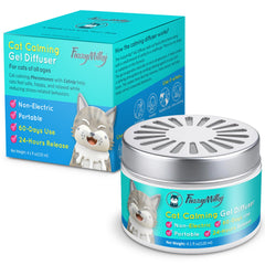FuzzyMilky Cat Pheromone Diffuser Gel bottle releasing calming scent for cats