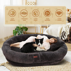 Removable machine-washable cover for easy cleaning